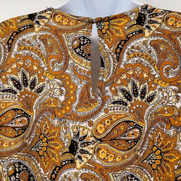 Michael Michael Kors Paisley Floral Print Blouse - Picture 6 of 10
